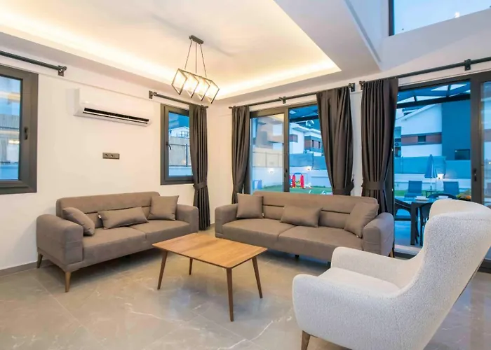 Vilă Bahar 2 Triplex Luxury New In Fethiye Oludeniz! Ovacık